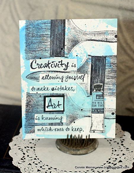 crafty goodies: Darkroom Door ~ Artist Pallette and Artist Brushes