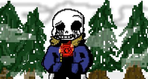 Pixel art de killer sans | Undertale Español Amino