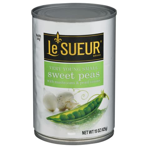 Save on Le Sueur Sweet Peas Very Young Small with Mushrooms & Pearl ...