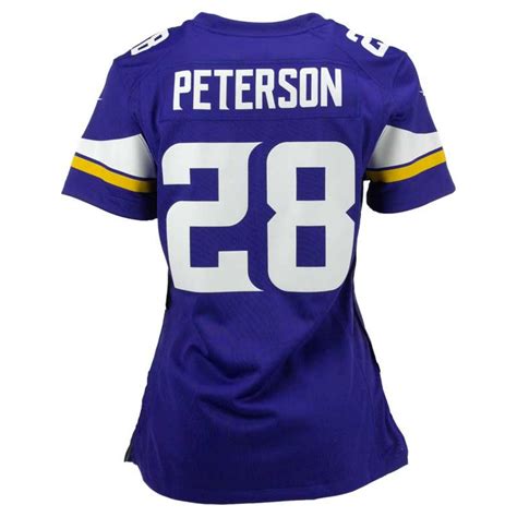 Nike Womens Adrian Peterson Minnesota Vikings Game Jersey in Purple | Lyst