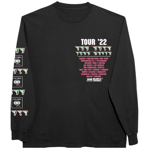 John Mayer - John Mayer Sob Rock Portrait Tour Long Sleeve Tee