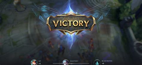 League Of Legends Victory Screen