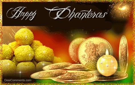 Happy Dhanteras Glitter Wishes Picture