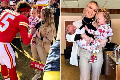 Brittany Mahomes Cheers on Patrick Mahomes with Baby Bronze and ...