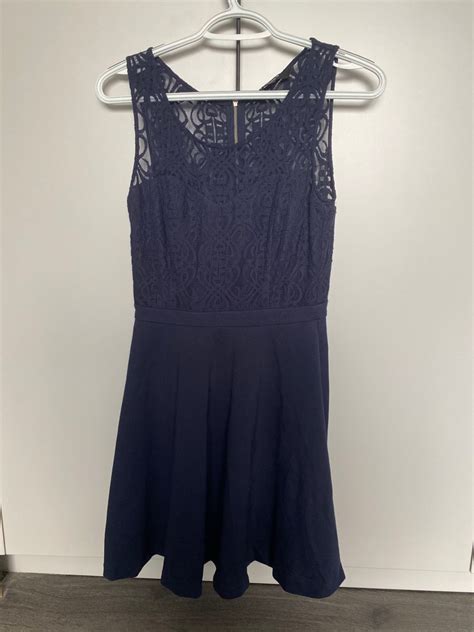 Midnight Blue Cocktail Dress, Women's Fashion, Dresses & Sets, Dresses ...