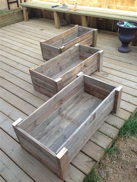 Three more planter boxes for the garden, made from the ever-versatile recycled pallet! Welcome ...
