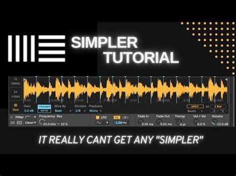 Ableton "Simpler" Tutorial - can it get any "simpler" to "sample"? : r ...