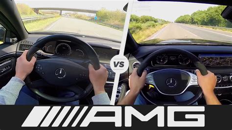 Mercedes S63 AMG vs S65 AMG | Acceleration POV Autobahn | 5.5 V8 ...