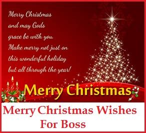 Merry Christmas Wish To Boss - Ianthe Constantina