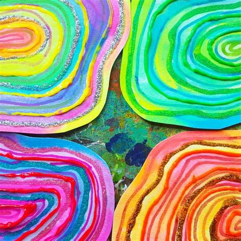 Geode art – Ema Lou kids art craft