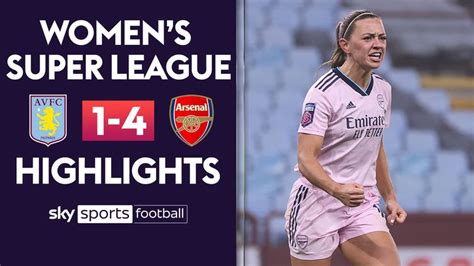 Aston Villa 1-4 Arsenal | WSL highlights | Video | Watch TV Show | Sky ...