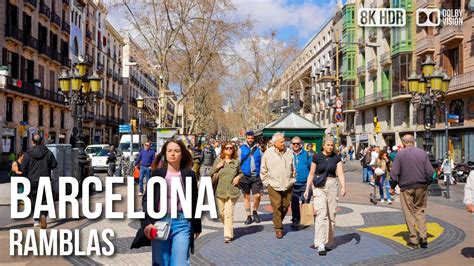 Street Map Of Las Ramblas In Barcelona For Barcelona Street Map ...