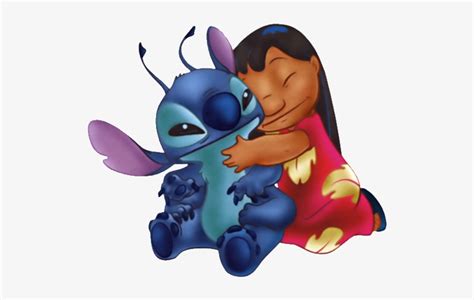 Lilo Stitch Hug - Lilo And Stitch Hug - 532x450 PNG Download - PNGkit