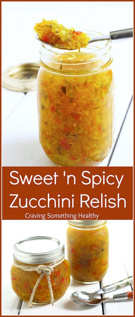 Sweet Spicy Zucchini Relish