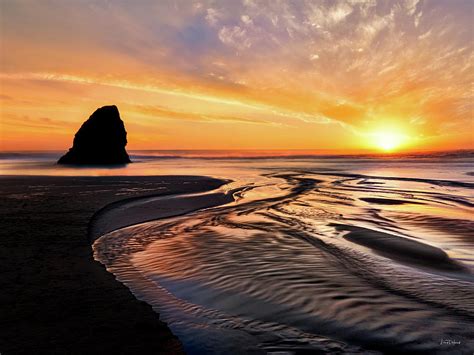 Northern California Coast Sunset Photograph by Leland D Howard - Fine ...