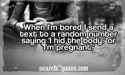 Funny Bored Sayings