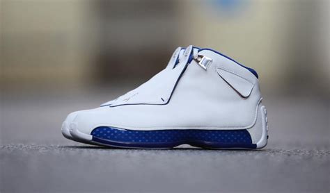 Detailed Look at the Air Jordan 18 Retro White/Royal - WearTesters