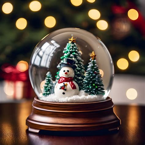 Christmas Snow Globe Snowman Free Stock Photo - Public Domain Pictures