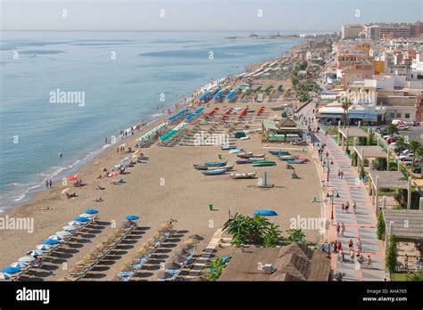 Torremolinos, Costa del Sol, Spain. La Carihuela beach Stock Photo ...