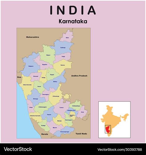 Karnataka Map Hd Districts Map Of Karnataka Mapsof Net Clickable | Porn Sex Picture