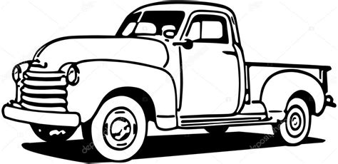 Chevy Pickup Truck — Stock Vector © RetroClipArt #55675317