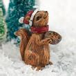 Miniature Mr. Santa and Mrs. Claus Figures - Christmas Miniatures - Christmas and Winter ...