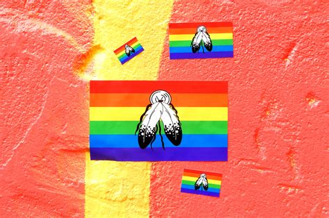 Two Spirit Pride Flag Sticker, Weatherproof Vinyl 2 Spirit LGBTQ2S Fla – PutAFlagOnIt.com