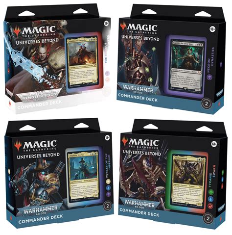 Magic the Gathering: Warhammer 40k - Commander Deck Set of 4