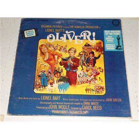 Oliver movie soundtrack Lionel Bart vinyl LP record for sale.