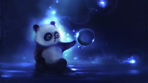 Baby Blue Panda Wallpapers - Wallpaper Cave