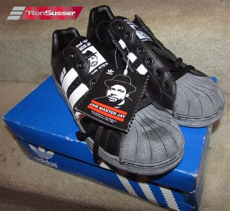 2003 Adidas Superstar ULTRASTAR JMJ Jam Master Jay Run DMC BLACK 678653 Sz 9 – RonSusser.com