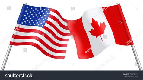 811 Usa Canada Flag Maple Leaf Images, Stock Photos & Vectors ...