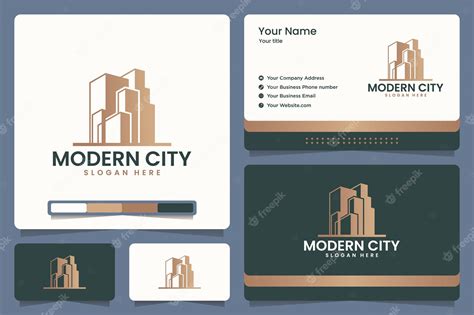 Premium Vector | Modern city , technology ,office ,building , logo ...