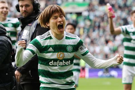 Kyogo completes Treble at Celtic Player of the Year Awards