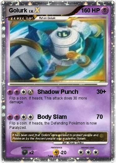 Pokémon Golurk 53 53 - Shadow Punch - My Pokemon Card