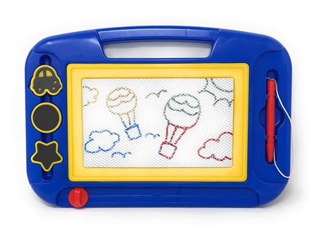 Kidsthrill Magnetic Doodle Drawing Board for Kids Colorful Sketching |Erasable Writing Pad with ...