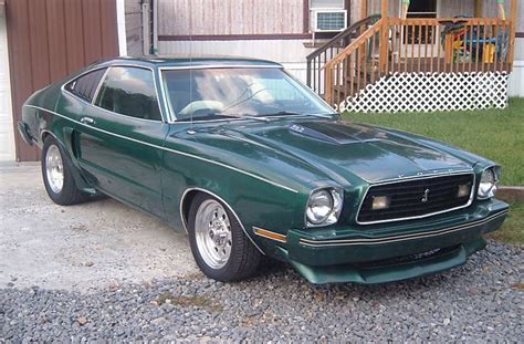 Dark Jade Green 1978 Ford Mustang Cobra II Hatchback