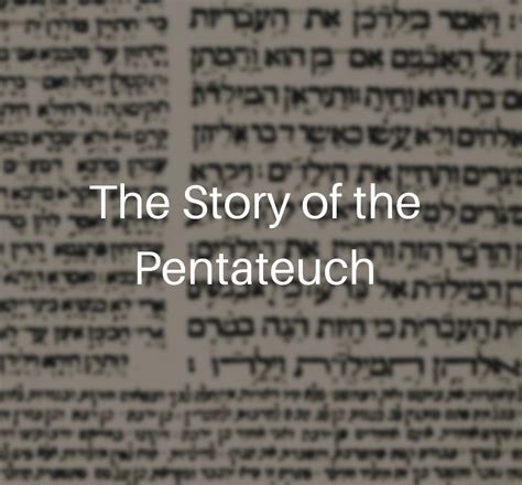 The Story of the Pentateuch – theidolbabbler.com