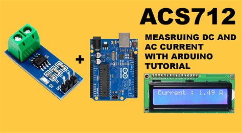 ACS712 Current Sensor with arduino for sensing DC and AC current