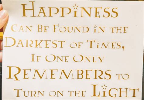 Harry Potter Dumbledore Quote "Happiness Can Be Found in the Darkest o – FTW Custom Vinyl ...