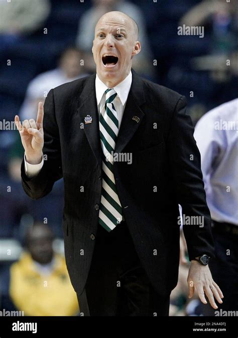 Ohio coach John Groce yells to his players in the first half of a third ...