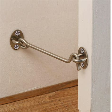 2020 Durable Stainless Steel Cabin Hook Eye Latch Door And Window Nail Thick Privacy Gate Hook ...