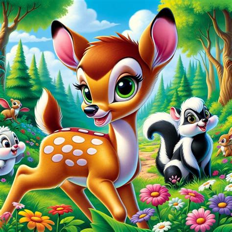 Bambi The Deer Short Bedtime Story - Dream Little Star