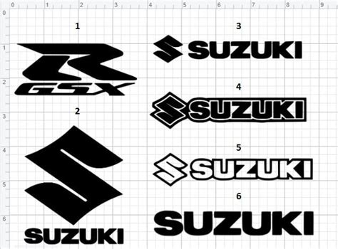 Suzuki Decals Suzuki Logo Motorcycle Decals Vinyl | Etsy