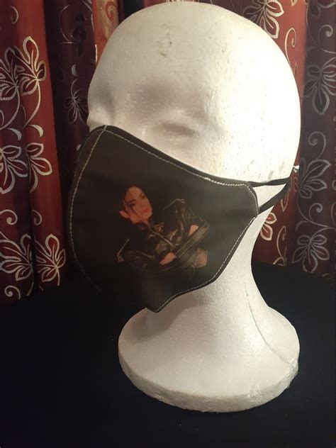 Double Picture Michael Jackson Face Mask | Etsy