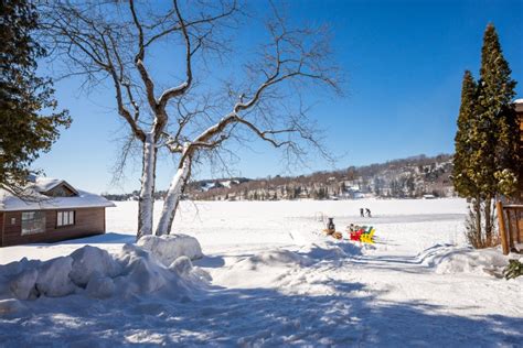 Muskoka Resorts Winter - Cedar Grove Lodge Cottage Rentals