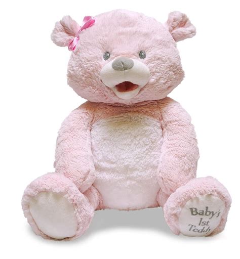 BABY'S 1ST SINGING TEDDY BEAR PINK