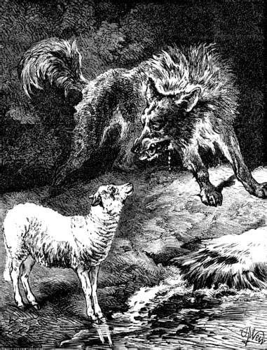 The Wolf and the lamb - Google Search | Fable books, Lion sculpture, Fables