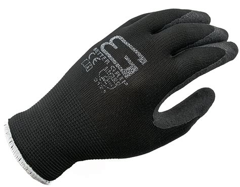 Better Grip Ultra-Thin BGSB1-8 Nylon Sandy Latex Coated Work Gloves, 4 ...