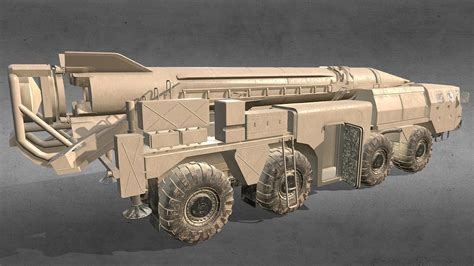 Desert SCUD Missile Launcher - Download Free 3D model by JacobGroneman [fe6d547] - Sketchfab